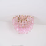 Poliedri Pink Ceiling Light