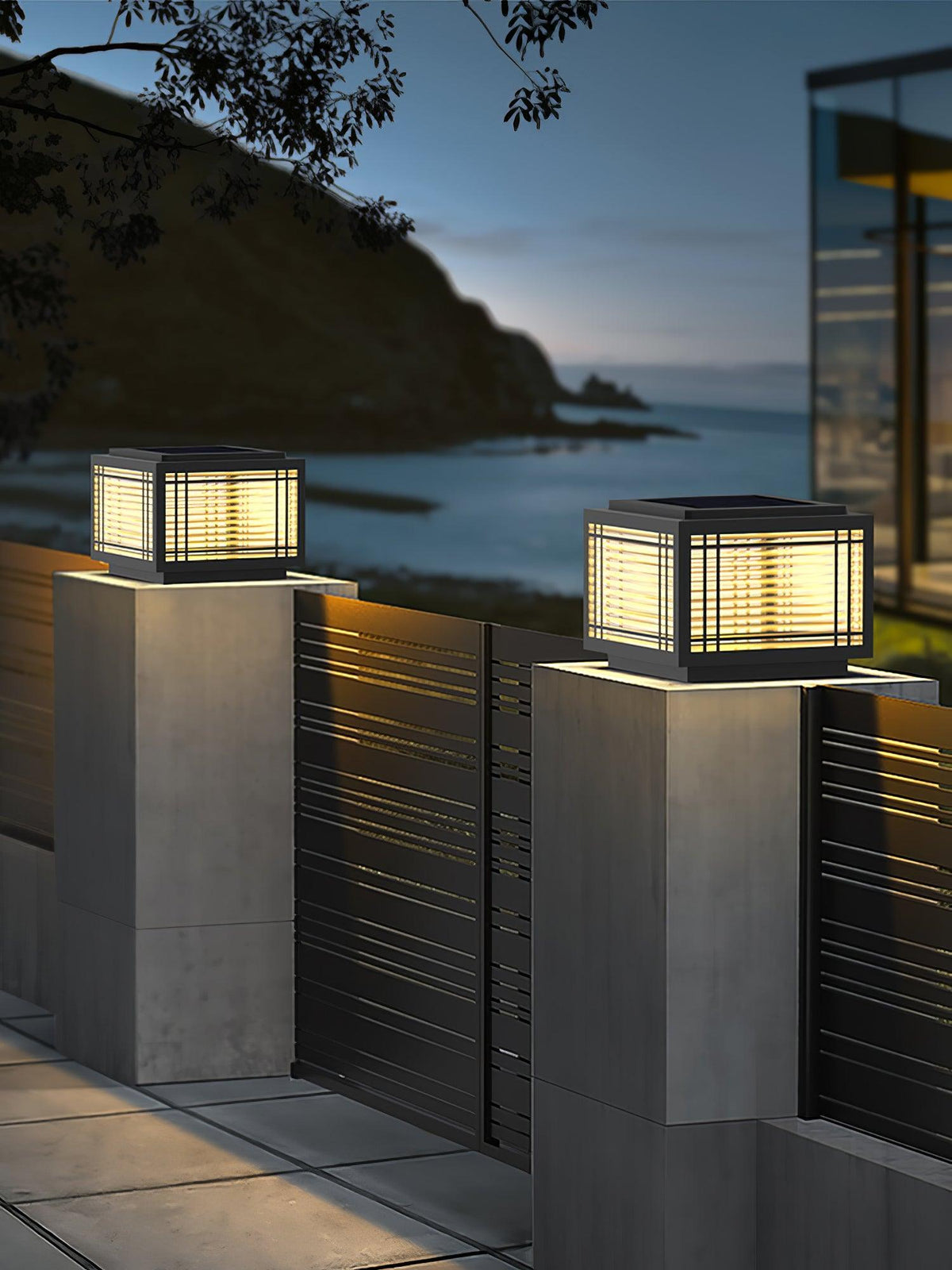 Deck Solar Outdoor Post Light