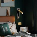 Embedded Bedside Plug In Sconce