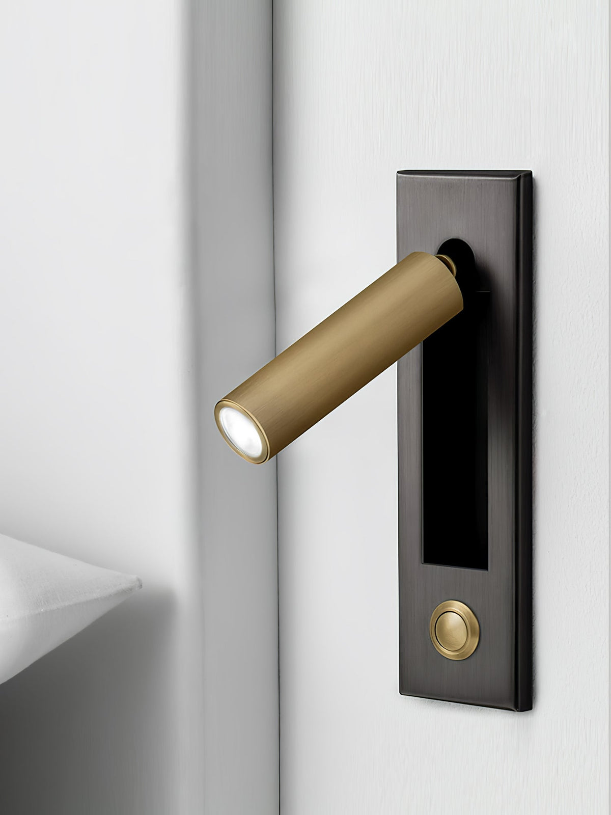 Embedded Bedside Plug In Sconce