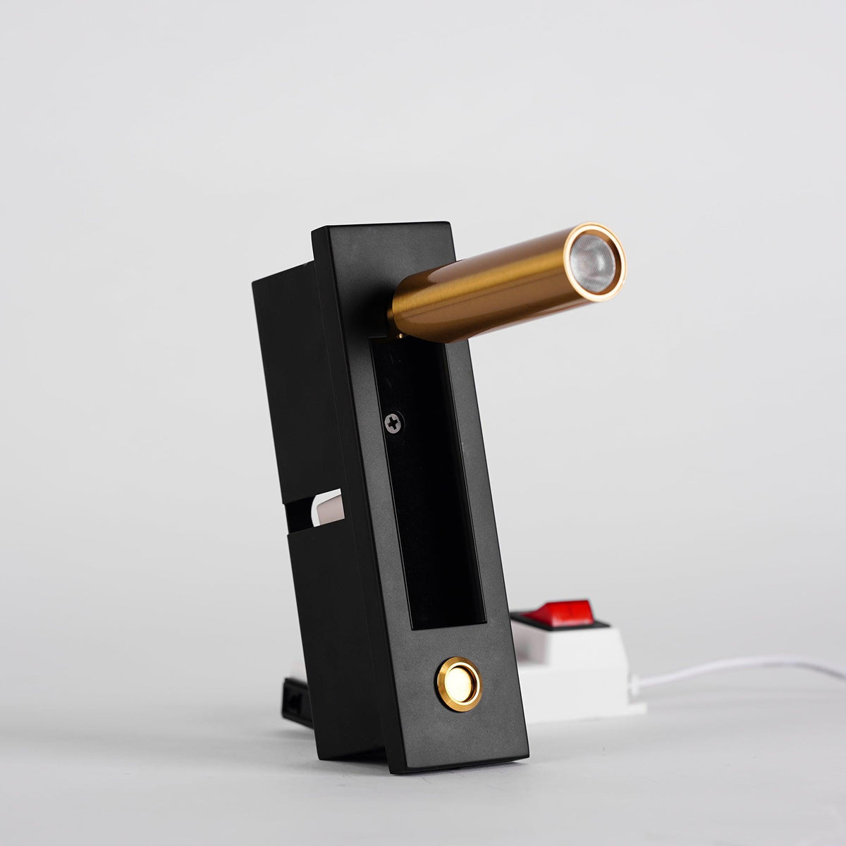 Embedded Bedside Plug In Sconce