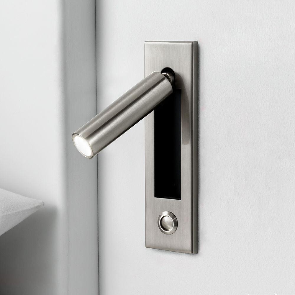 Embedded Bedside Plug In Sconce