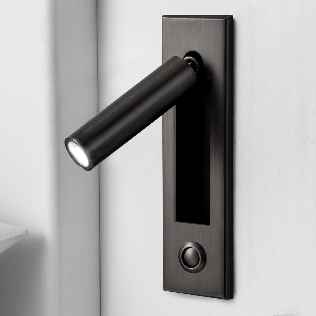 Embedded Bedside Plug In Sconce