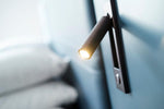 Embedded Bedside Plug In Sconce