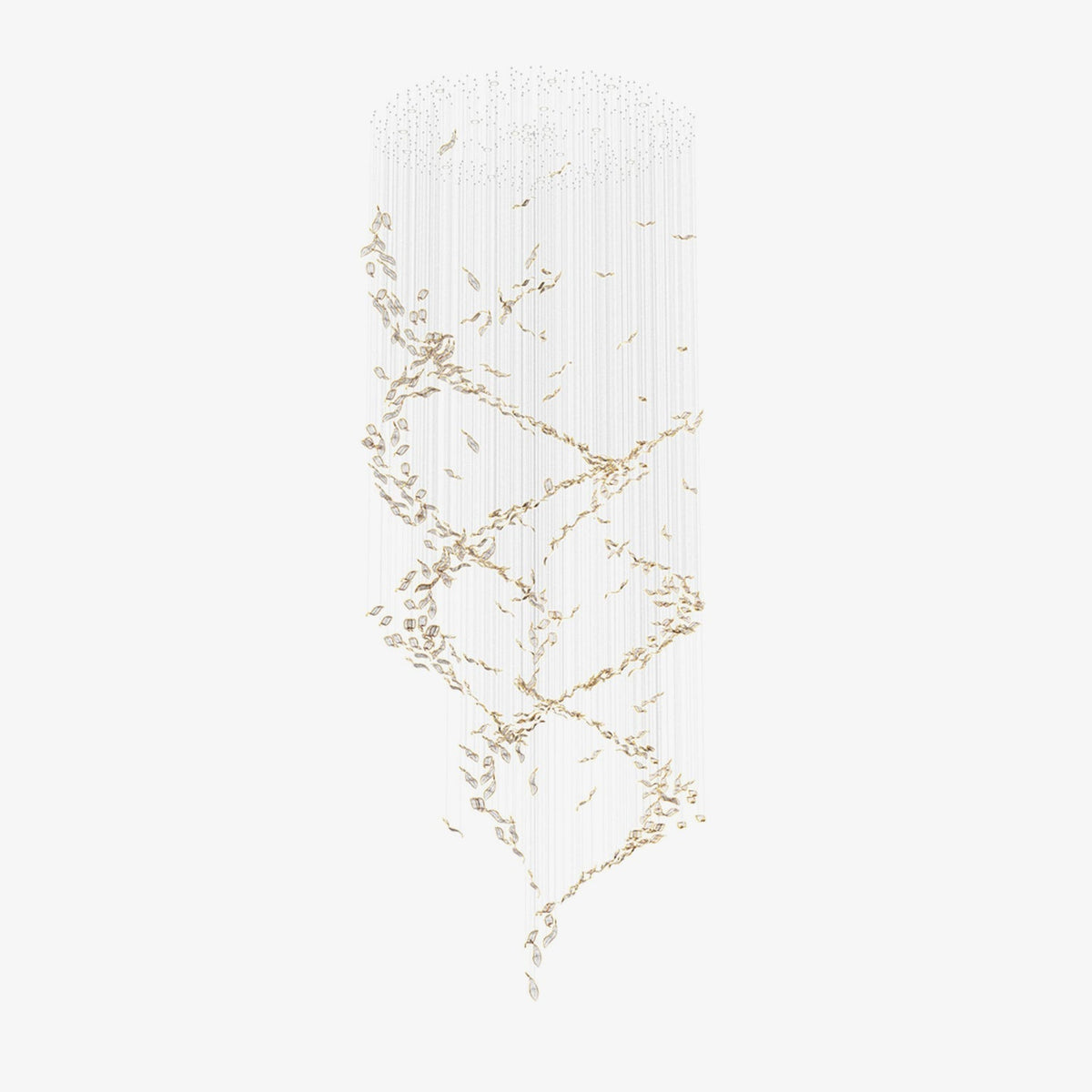 Fluttering Leaf Ceiling Chandelier Light Fixture
