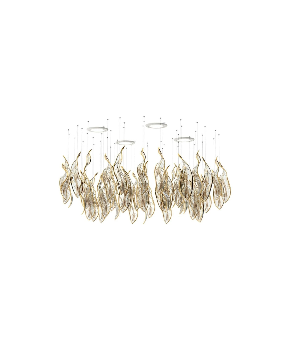 Fluttering Leaf Ceiling Chandelier Light Fixture