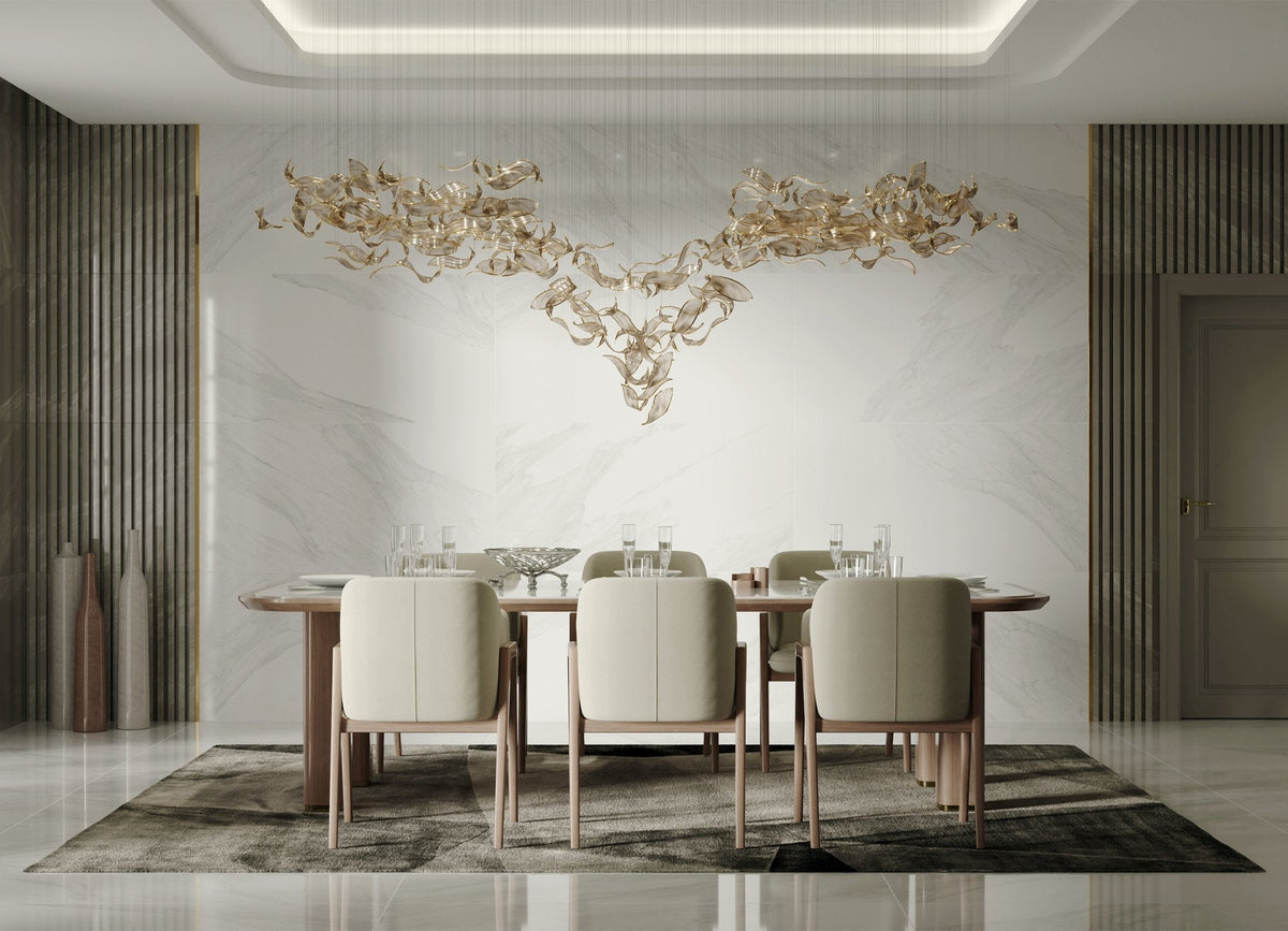Fluttering Leaf Ceiling Chandelier Light Fixture