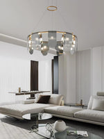 Folioles Brass Chandelier