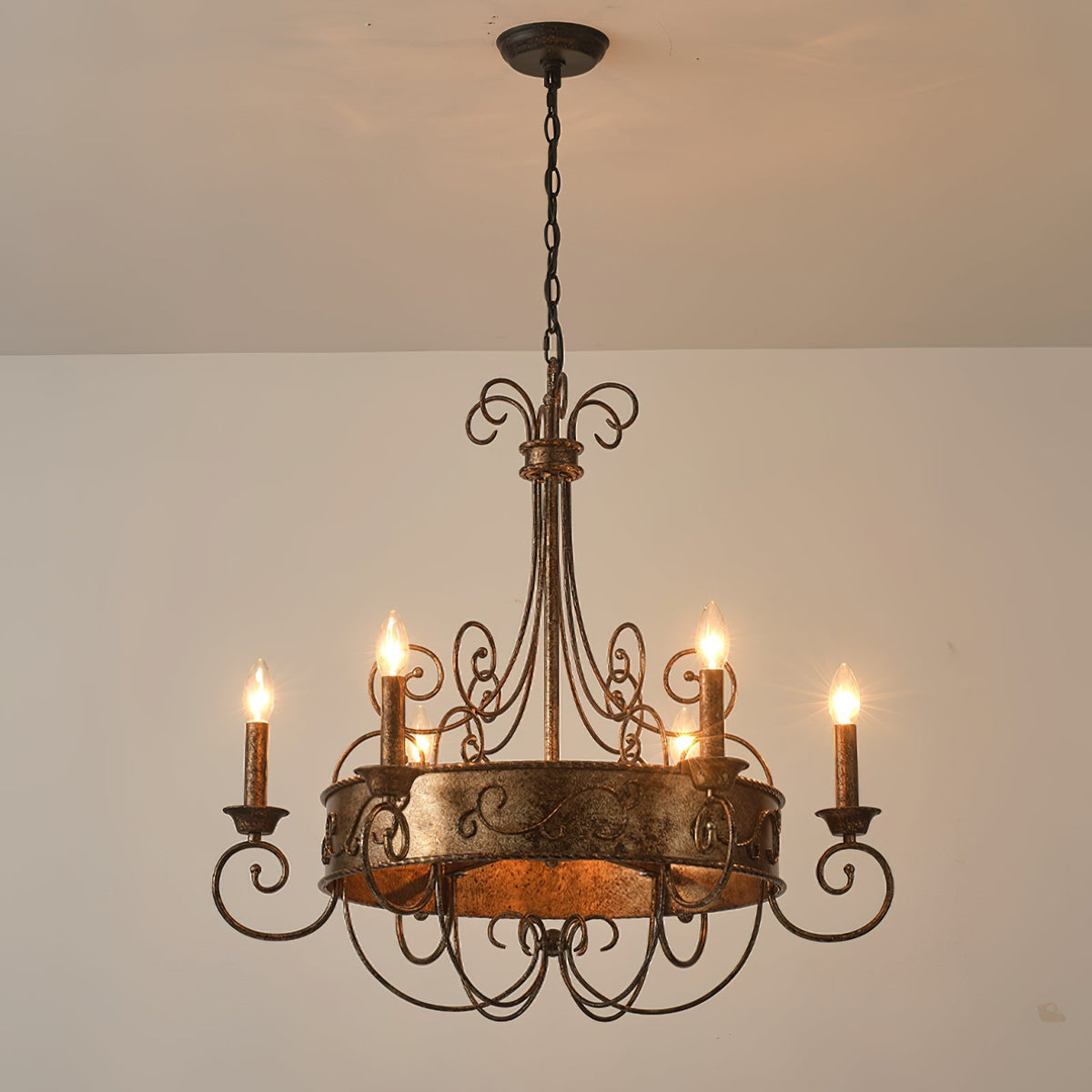 franklin-rust-candlestick-chandelier