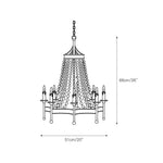 frosted-crystal-bead-chandelier