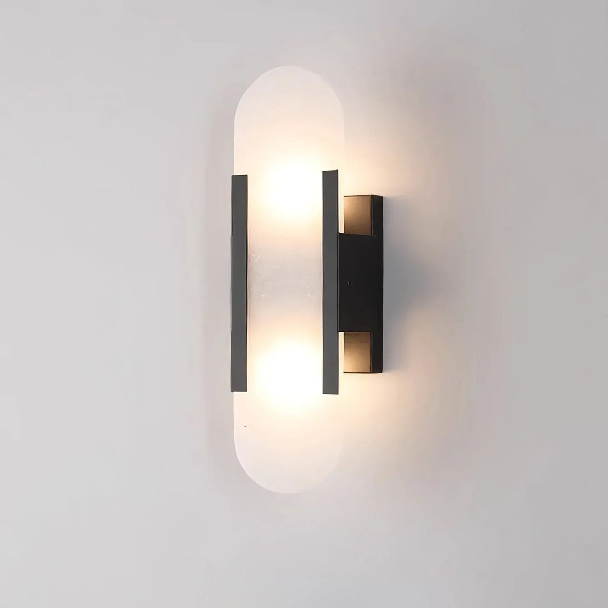 Melange Elongated Alabaster Sconce