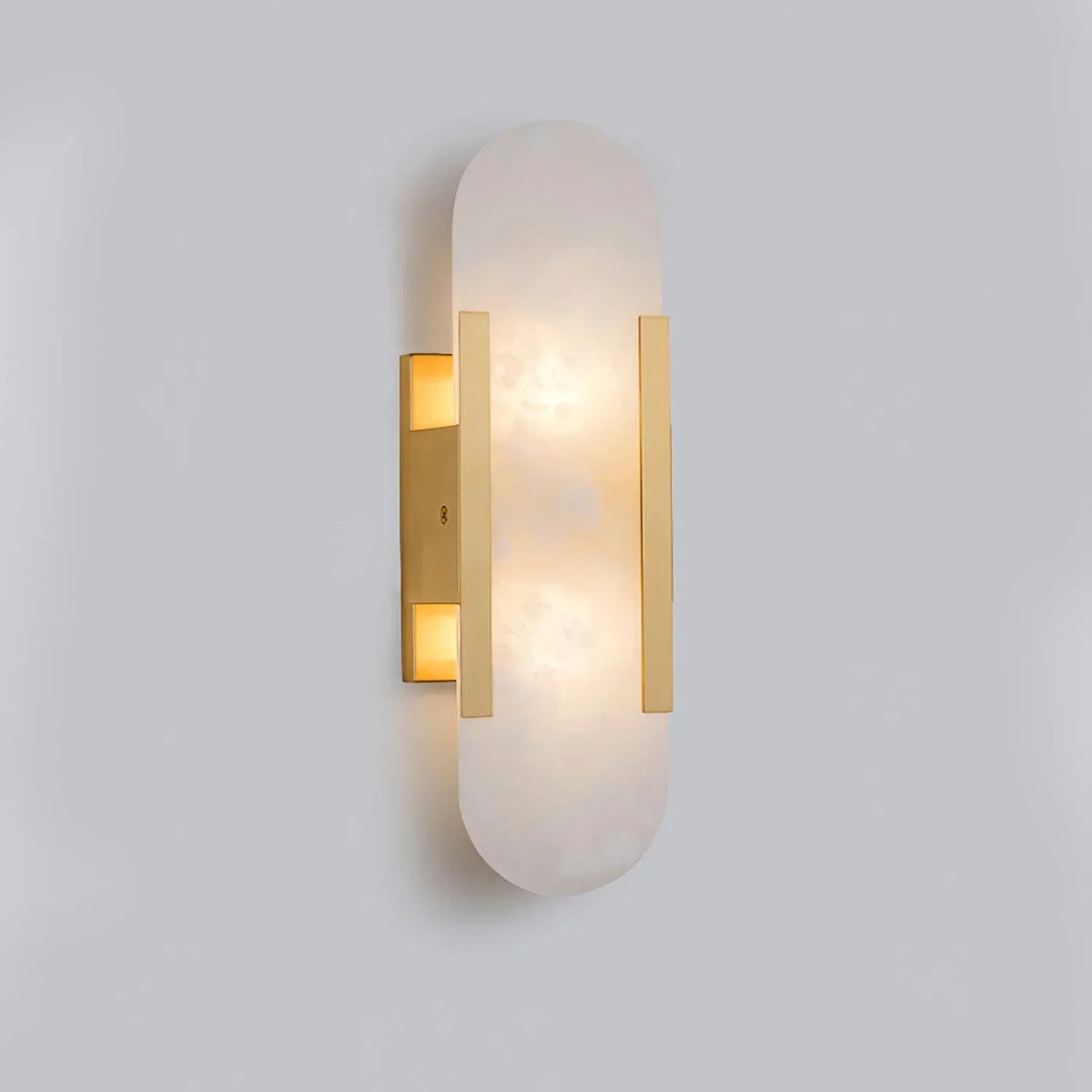 Melange Elongated Alabaster Sconce