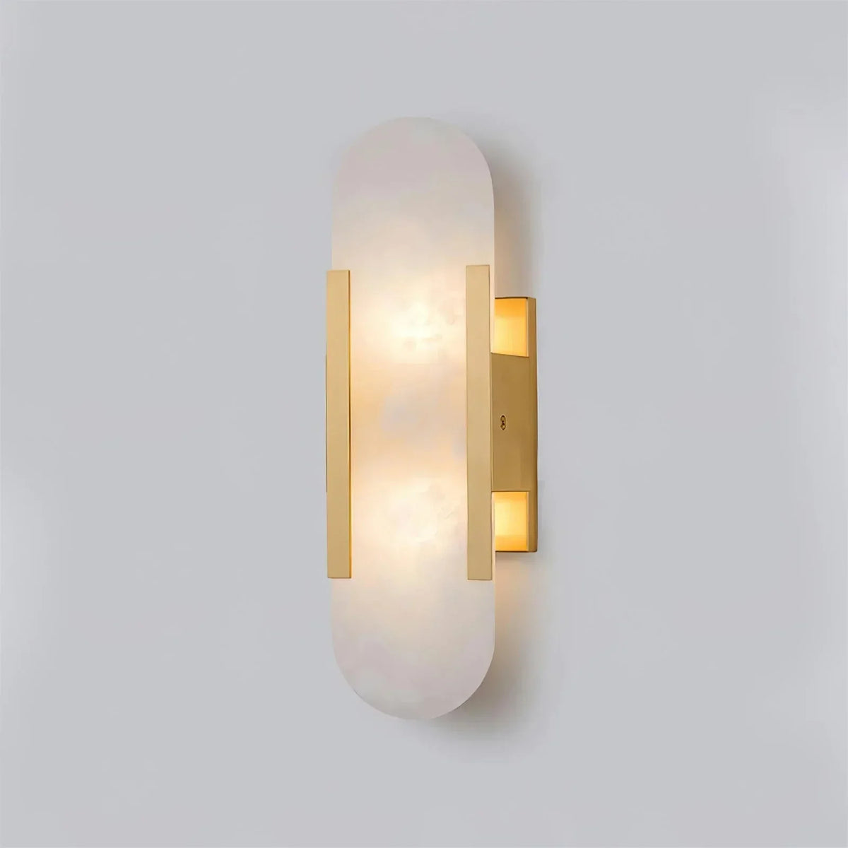 Melange Elongated Alabaster Sconce