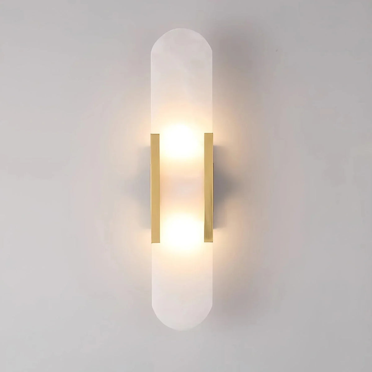 Melange Elongated Alabaster Sconce