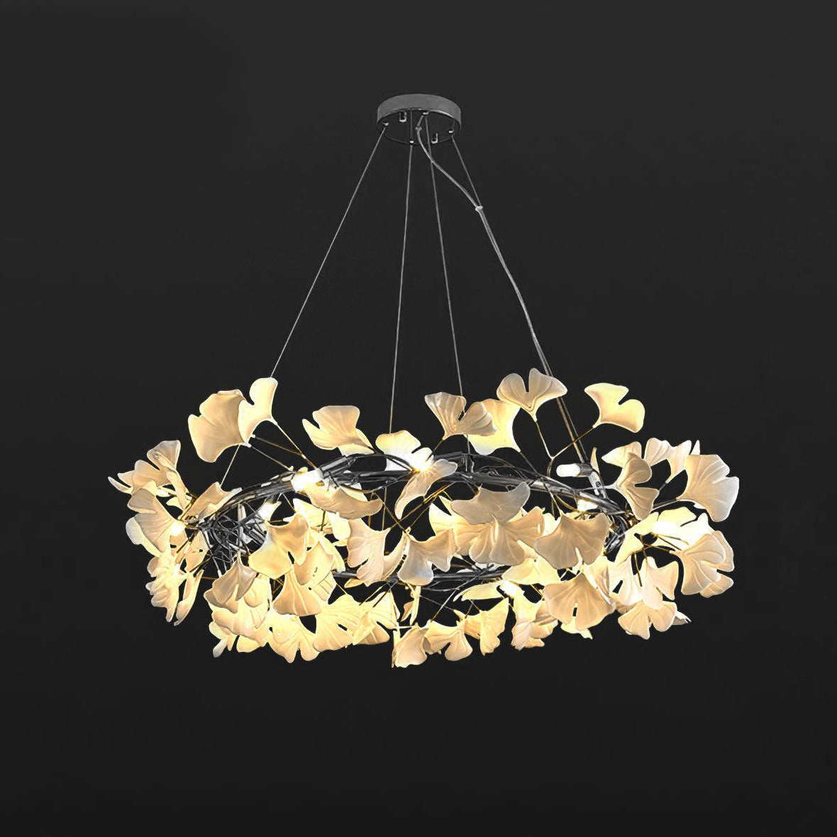 gingko-chandelier-o