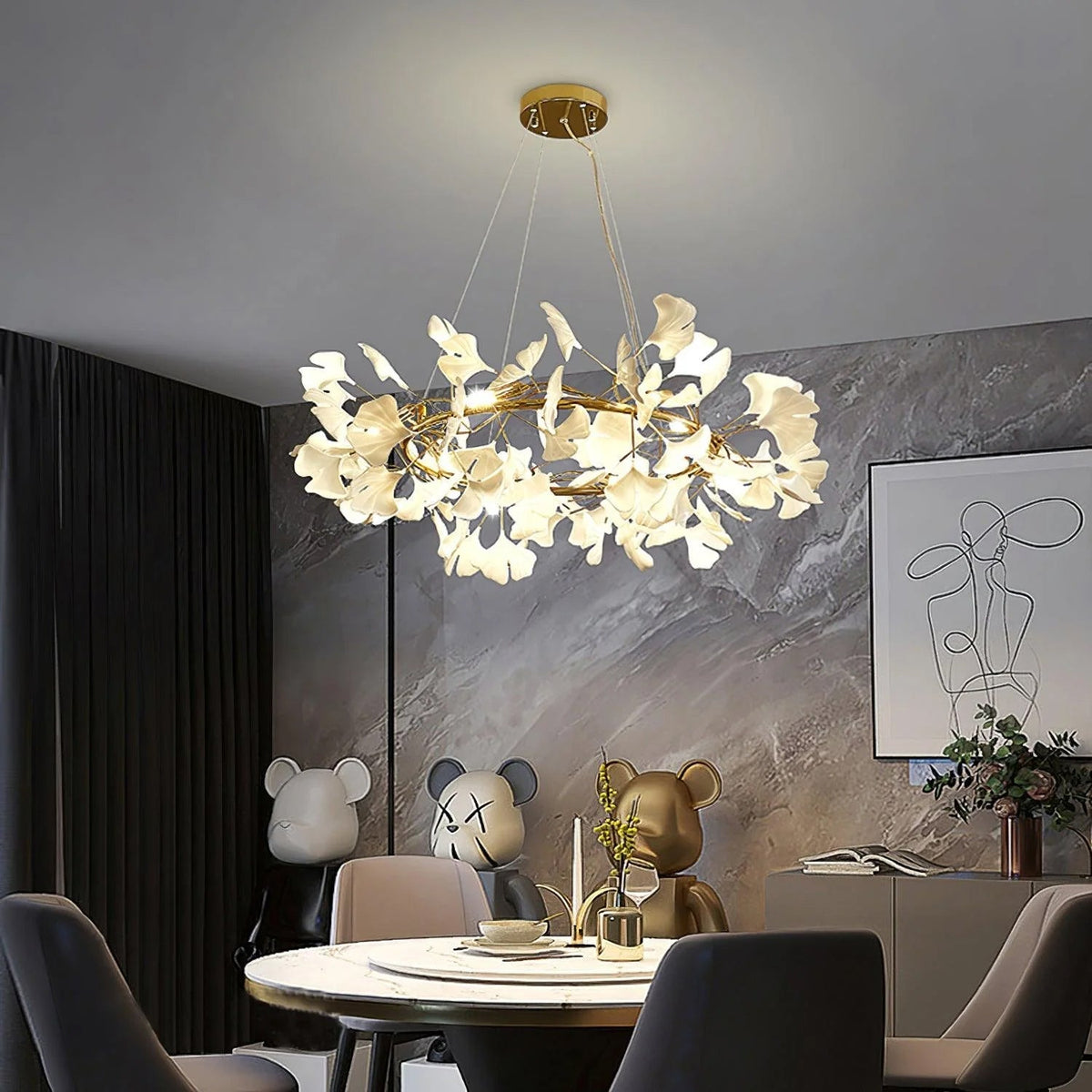 gingko-chandelier-o
