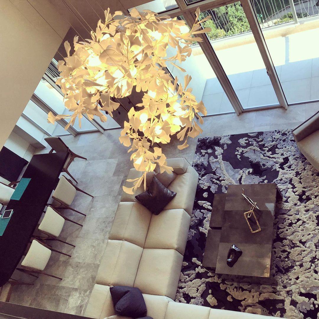 modern-ginkgo-ceramic-chandelier
