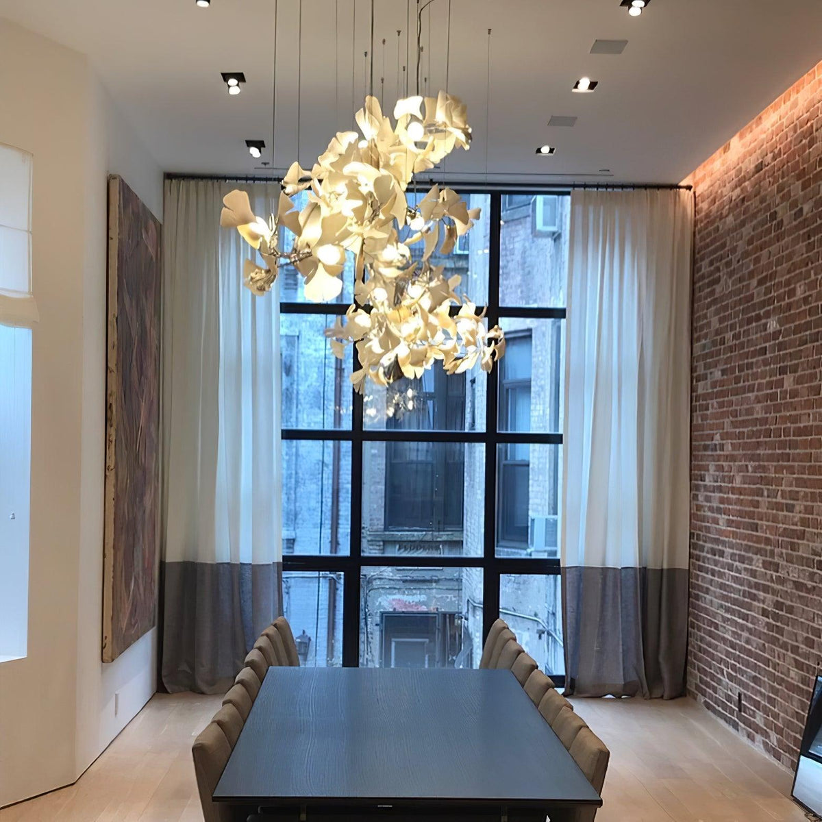 gingko-leaf-chandelier