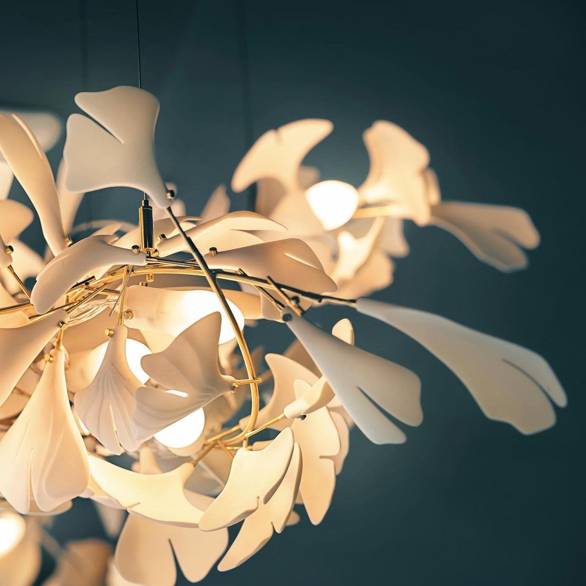 gingko-leaf-chandelier