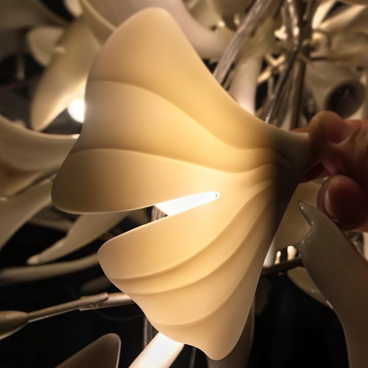 gingko-leaf-chandelier