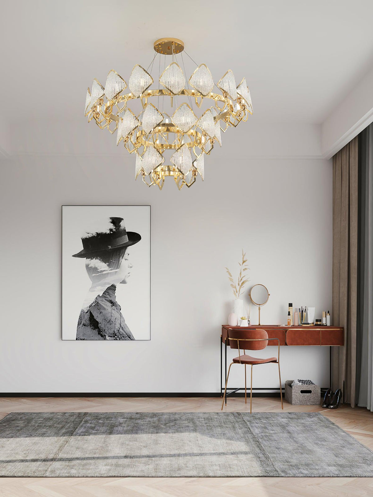 Holly Hanging Electrolier Light Fixtur