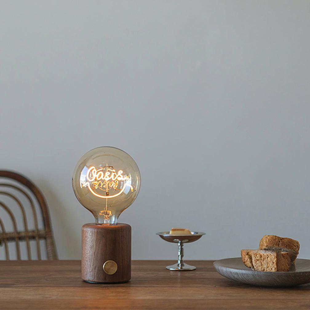 Kuitt Smiley Built In Battery Table Lamp
