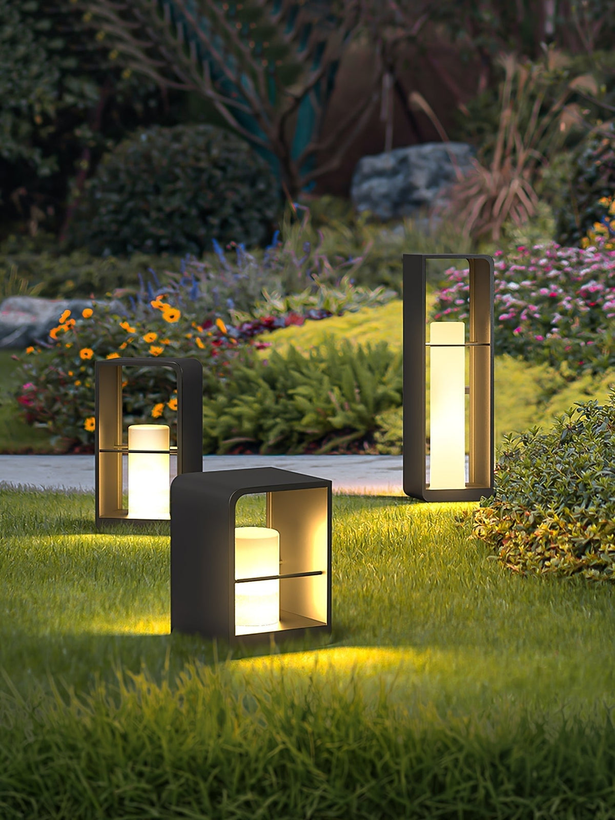Led Lantern Garden Outdoor Light