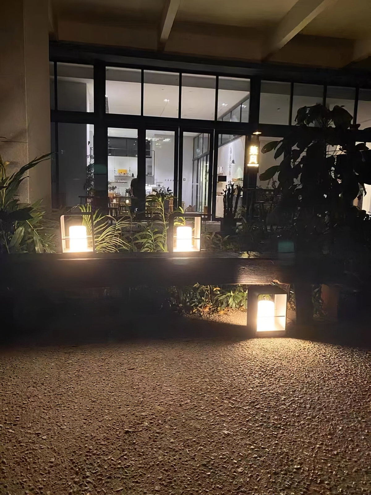 Led Lantern Garden Solar Outdoor Light