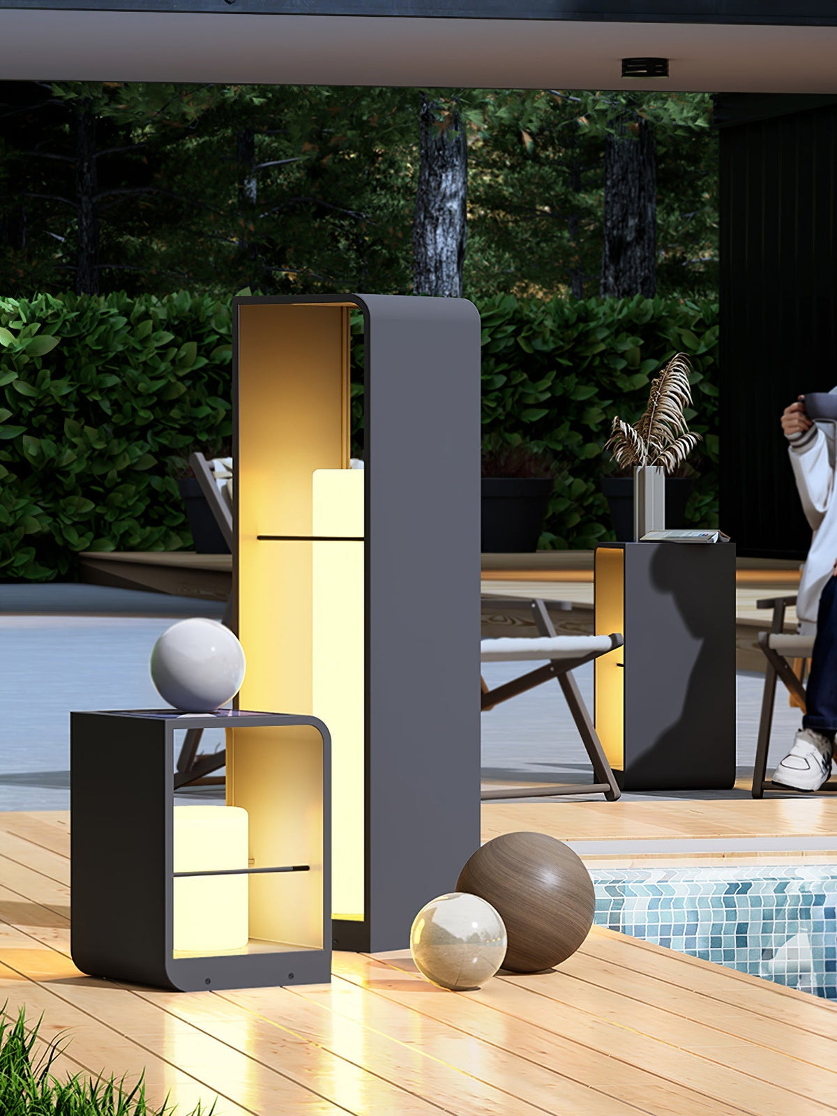 Led Lantern Garden Solar Outdoor Light