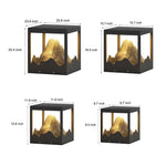 Outdoor Solar Waterproof Mountain Landscape Decorative Lighting Column Light