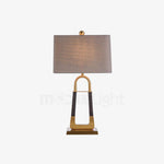 Artisan Leather-Textured Desk Lamp