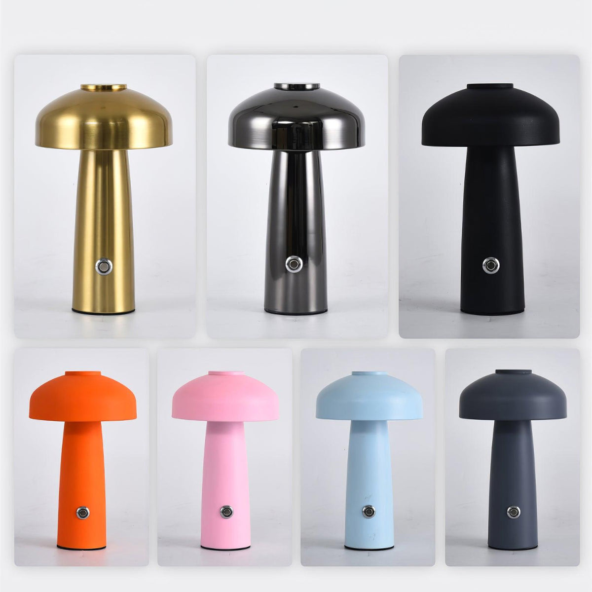 Leon Mushroom Built In Battery Table Lamp