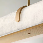 Linear Alabaster Chandelier