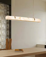 Linear Alabaster Chandelier