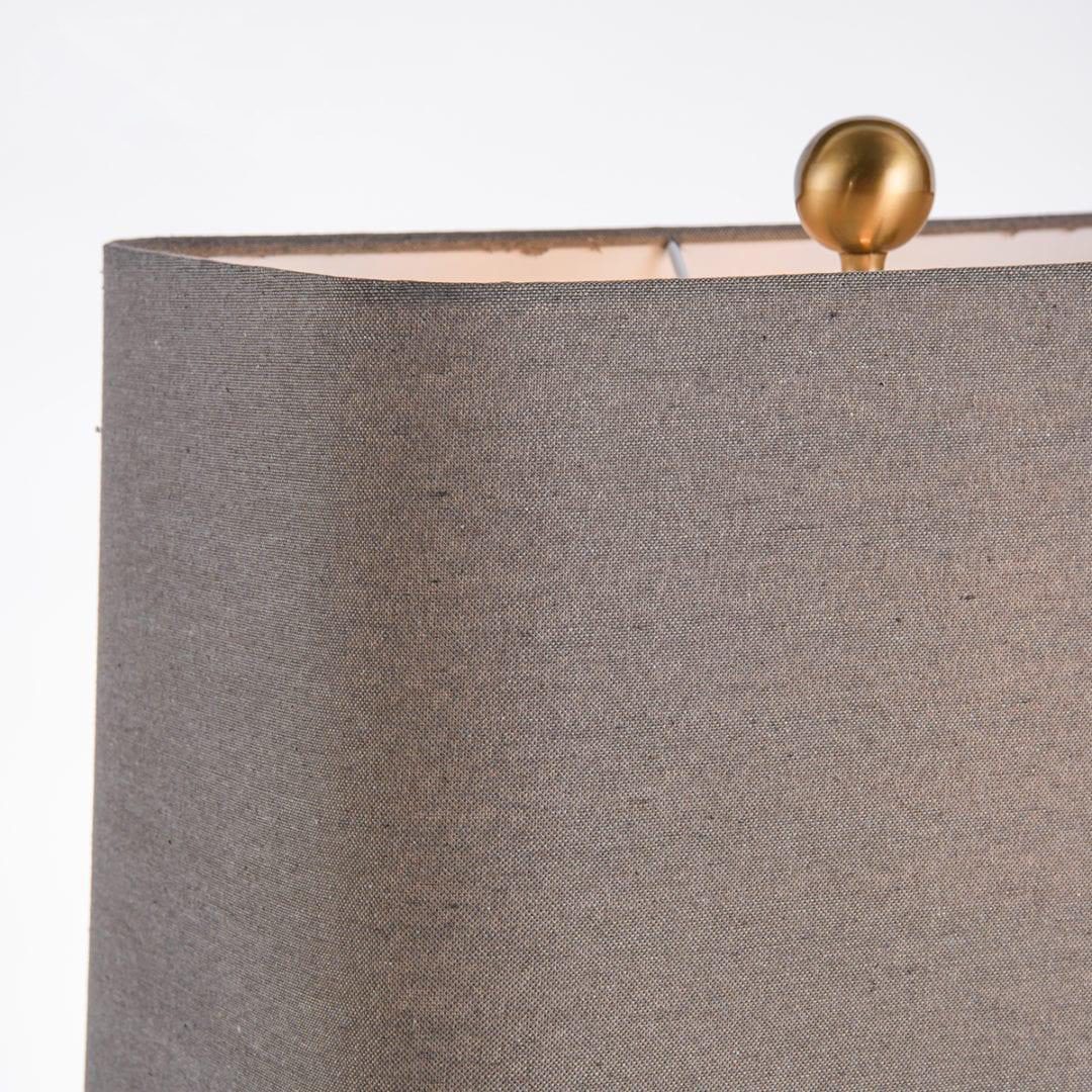 Artisan Leather-Textured Desk Lamp