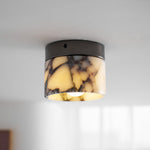 marble-round-ceiling-lamp