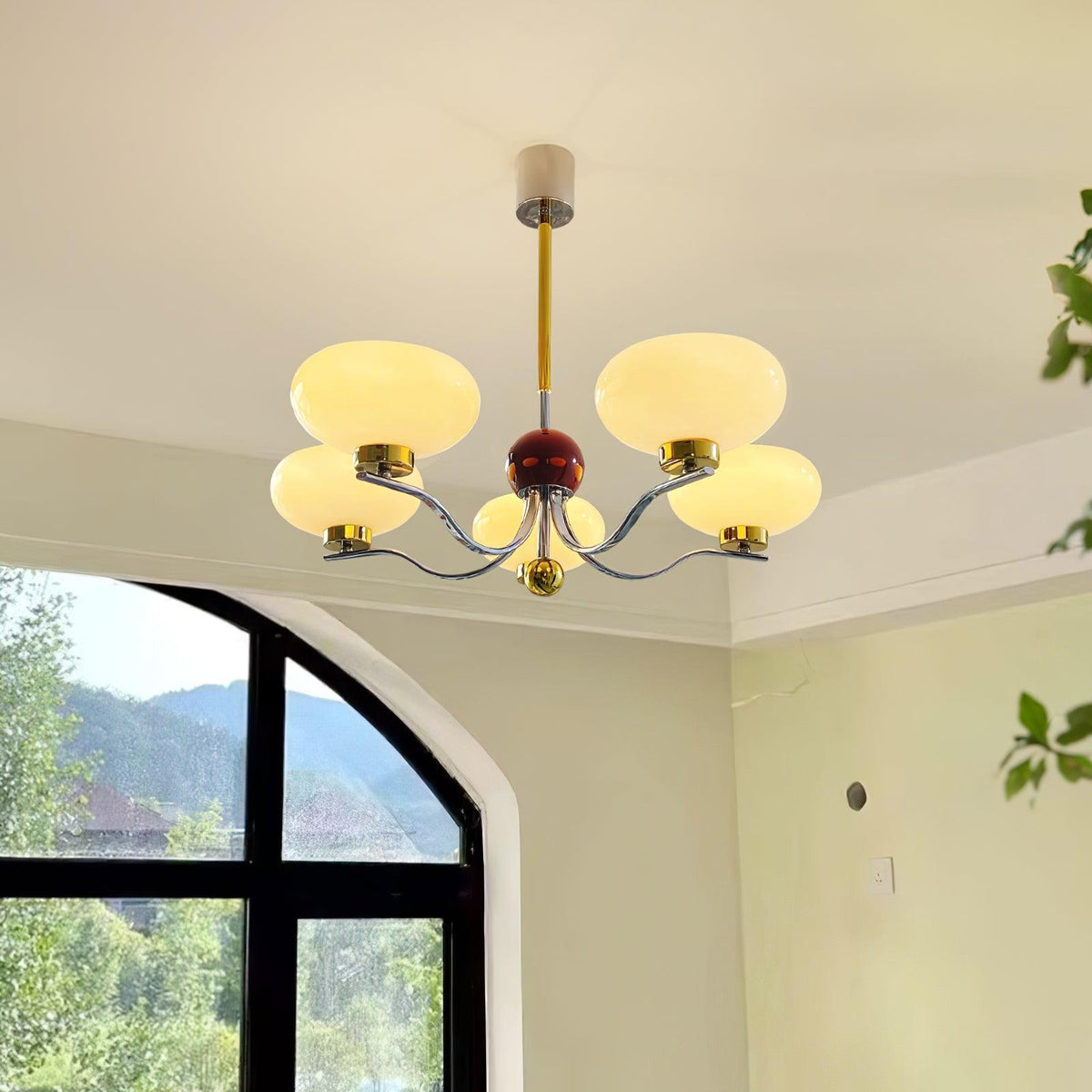 Medieval Style Bowl Chandelier