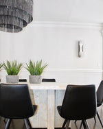 Melange Elongated Alabaster Sconce