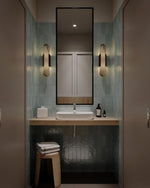 Melange Elongated Alabaster Sconce