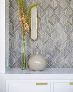 Melange Elongated Alabaster Sconce