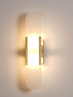 Melange Elongated Alabaster Sconce