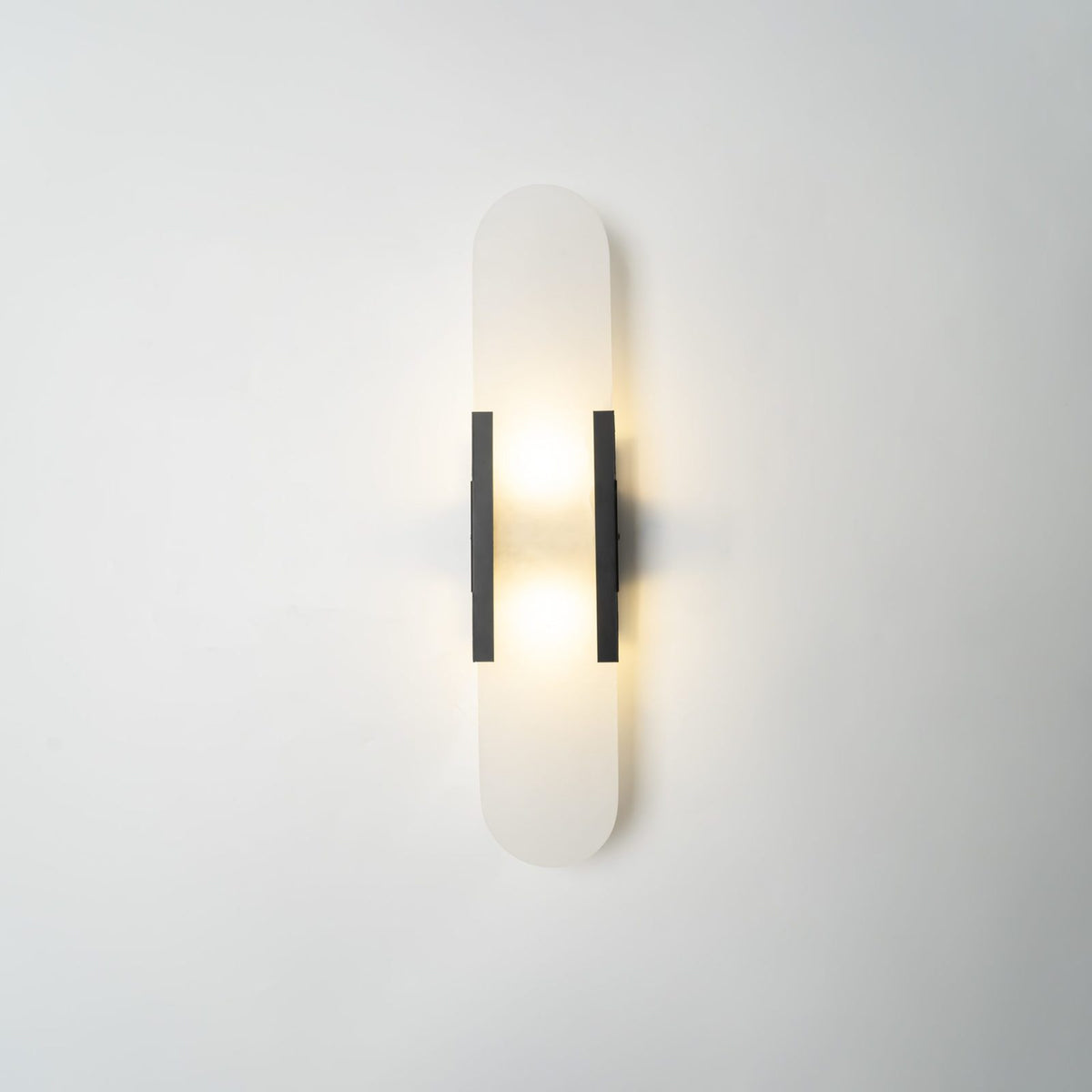 Melange Elongated Alabaster Sconce