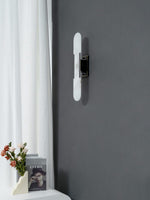 Melange Elongated Alabaster Sconce