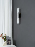 Melange Elongated Alabaster Wall Lamp