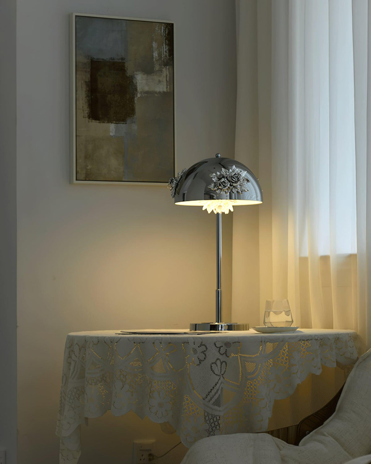 Meni Table Built In Battery Lamp