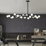 Geometric Linear Ball Pendant Chandelier Ceiling