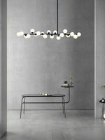 Geometric Linear Ball Pendant Chandelier Ceiling