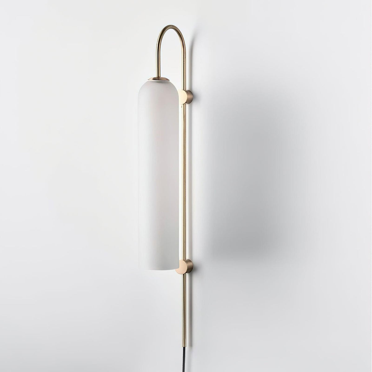 Modern Glass Plug In Wall Lamp