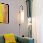 Modern Glass Plug In Wall Lamp