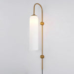 Modern Glass Plug In Wall Lamp